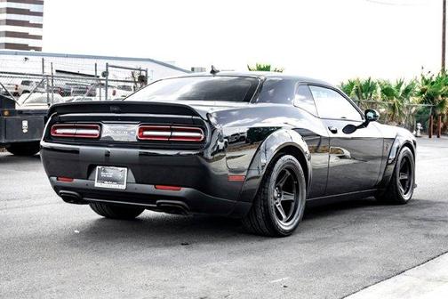 Pitch Black Clearcoat 2023 Dodge Challenger SRT Hellcat