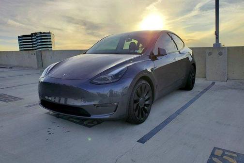 Midnight Silver Metallic 2022 Tesla Model Y Performance