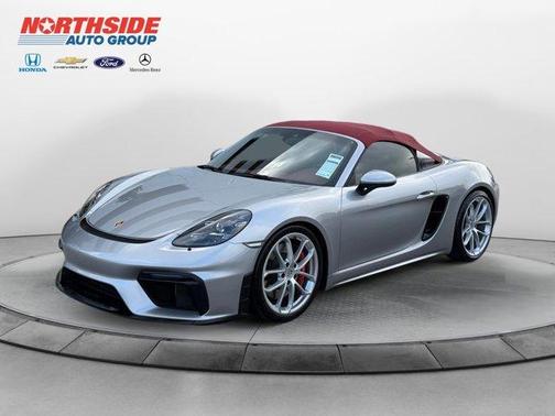 GT Silver Metallic 2020 Porsche 718 Spyder Base