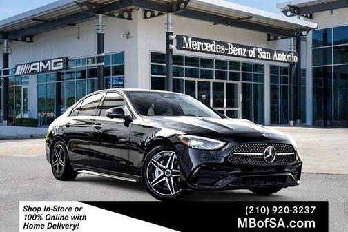 Black 2025 Mercedes-Benz C-Class C 300