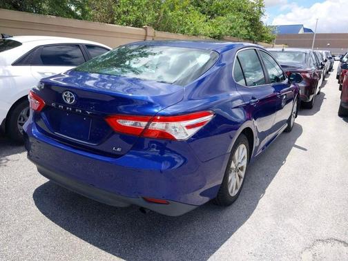 Blue 2018 Toyota Camry LE