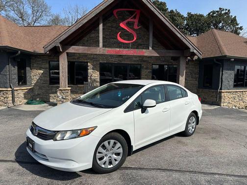 Taffeta White 2012 Honda Civic LX Sedan