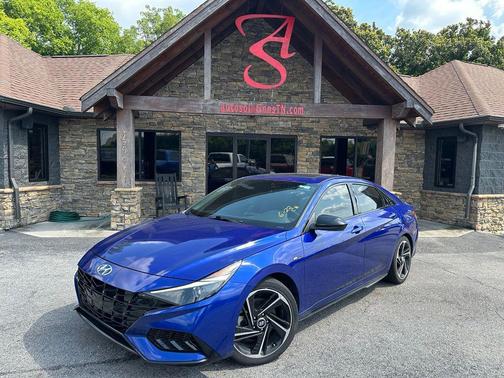 Intense Blue 2022 Hyundai ELANTRA N Line