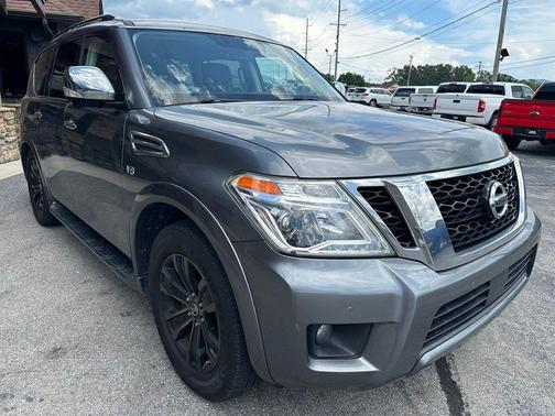 Gun Metallic 2019 Nissan Armada Platinum