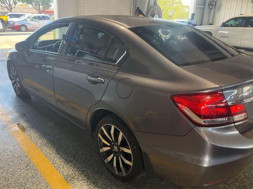 Modern Steel Metallic 2014 Honda Civic EX-L