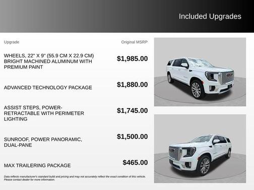 Summit White 2022 GMC Yukon XL Denali