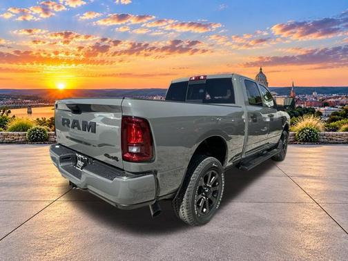 Ceramic Gray Clearcoat 2026 RAM 2500 Black Express Crew Cab 4x4 6'4' Box