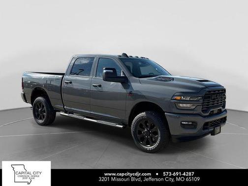 Ceramic Gray Clearcoat 2026 RAM 2500 Black Express Crew Cab 4x4 6'4' Box