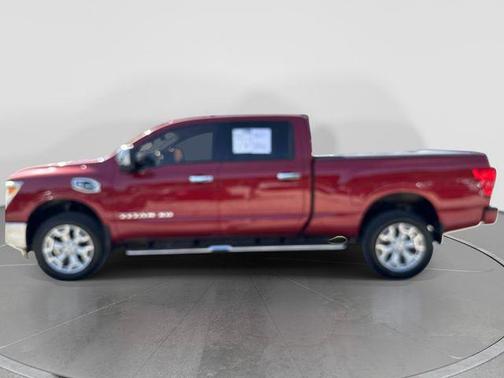 Cayenne Red 2017 Nissan Titan XD SL