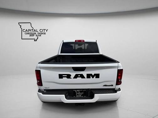 Bright White Clearcoat 2026 RAM 2500 Black Express Crew Cab 4x4 6'4' Box