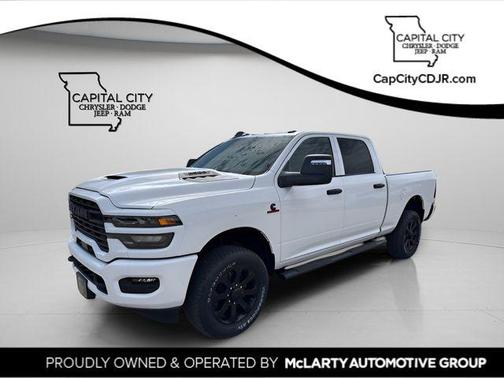 Bright White Clearcoat 2026 RAM 2500 Black Express Crew Cab 4x4 6'4' Box