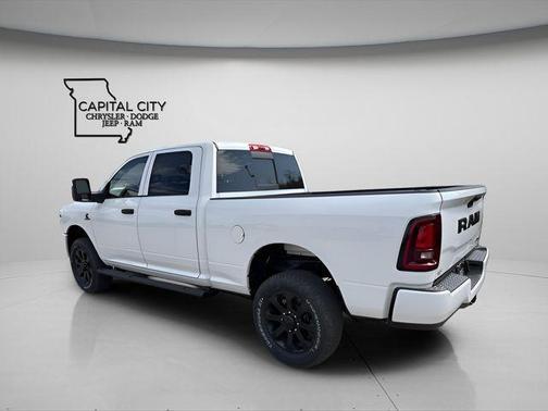 Bright White Clearcoat 2026 RAM 2500 Black Express Crew Cab 4x4 6'4' Box