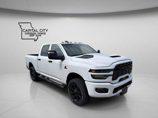 Bright White Clearcoat 2026 RAM 2500 Black Express Crew Cab 4x4 6'4' Box