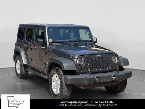 Granite Crystal Metallic Clearcoat 2017 Jeep Wrangler Unlimited Sport