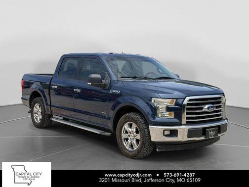 Blue 2017 Ford F-150 XLT