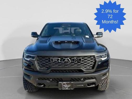 Diamond Black Crystal Pearlcoat 2026 RAM 1500 RHO Crew Cab 4x4 5'7' Box