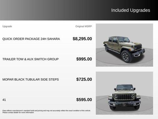 41 2026 Jeep Gladiator Sahara 4x4