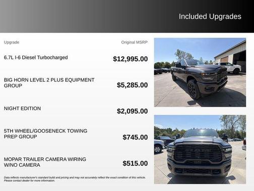 Granite Crystal Metallic Clearcoat 2026 RAM 2500 Big Horn Crew Cab 4x4 6'4' Box