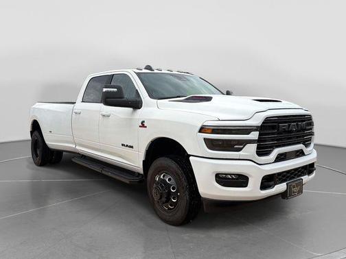 Bright White 2026 RAM 3500 Laramie Crew Cab 4x4 8' Box