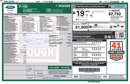 2018 Ford F-150 Platinum