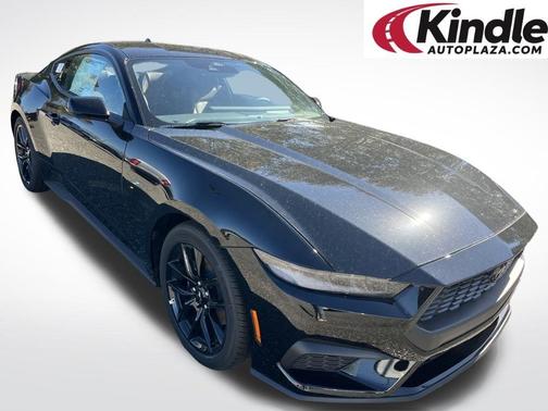 Shadow Black 2025 Ford Mustang EcoBoost Premium Coupe