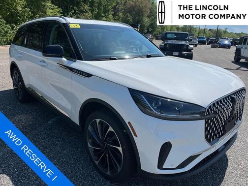 Pristine White 2025 Lincoln Aviator Reserve AWD SUV