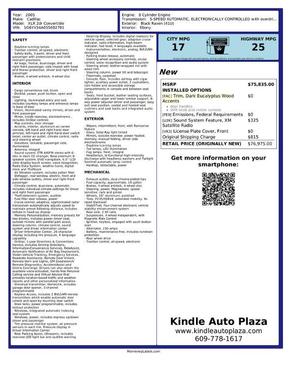 2005 Cadillac XLR Base