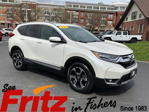 White Diamond Pearl 2017 Honda CR-V Touring