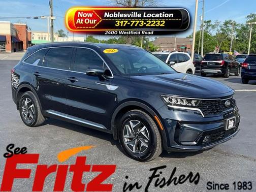 Gravity Blue 2021 Kia Sorento Hybrid EX