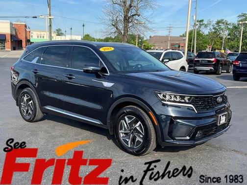 Gravity Blue 2021 Kia Sorento Hybrid EX