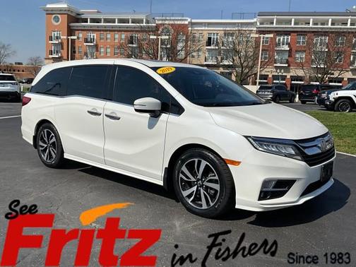 White Diamond Pearl 2019 Honda Odyssey Elite