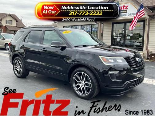 Agate Black Metallic 2019 Ford Explorer Sport