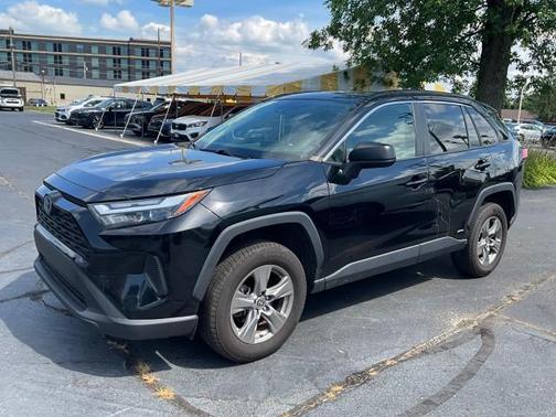 Midnight Black Metallic 2023 Toyota RAV4 Hybrid LE