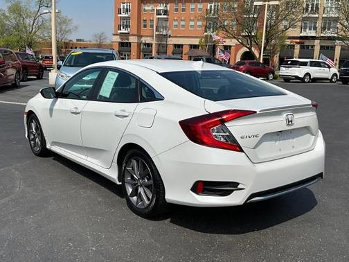 Platinum White Pearl 2019 Honda Civic EX-L
