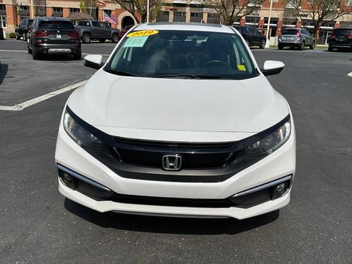 Platinum White Pearl 2019 Honda Civic EX-L