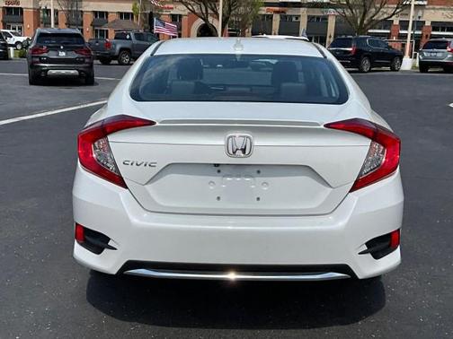 Platinum White Pearl 2019 Honda Civic EX-L