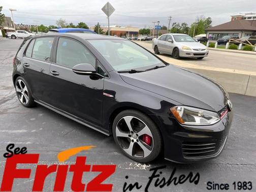 Deep Black Pearl 2016 Volkswagen Golf GTI 2.0T S 4-Door