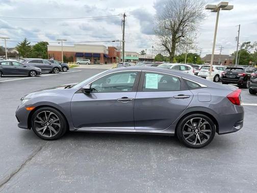 Modern Steel Metallic 2020 Honda Civic Sport