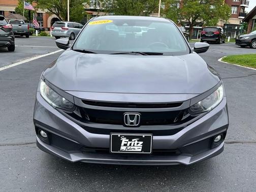 Modern Steel Metallic 2020 Honda Civic Sport