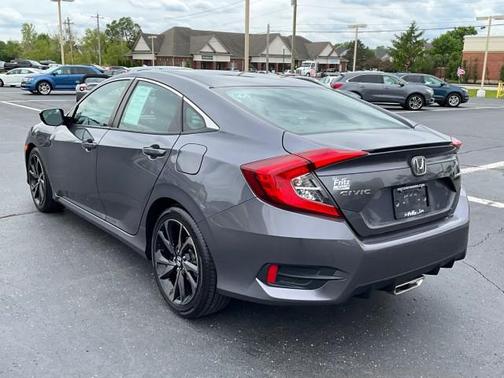Modern Steel Metallic 2020 Honda Civic Sport