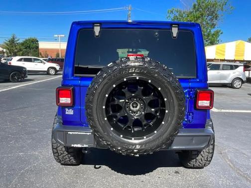 Ocean Blue Metallic Clearcoat 2019 Jeep Wrangler Unlimited Sahara