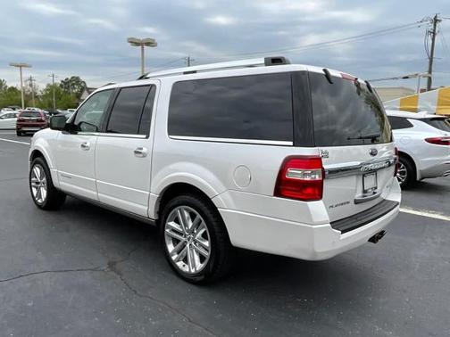 White Platinum Metallic Tri-Coat 2017 Ford Expedition EL Platinum
