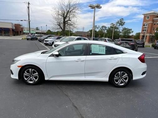 Taffeta White 2016 Honda Civic LX