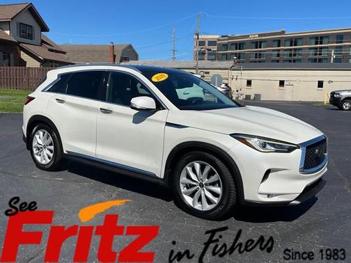 WHITE 2019 INFINITI QX50 ESSENTIAL