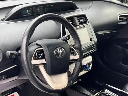 WHITE 2017 Toyota Prius Three Touring