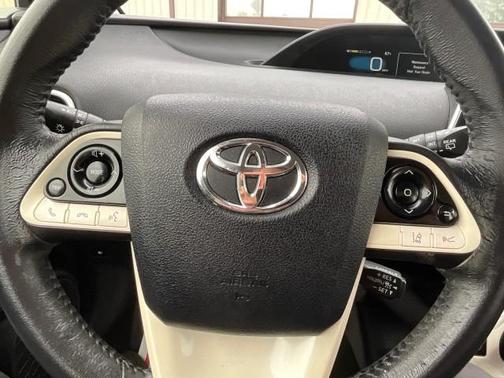 WHITE 2017 Toyota Prius Three Touring
