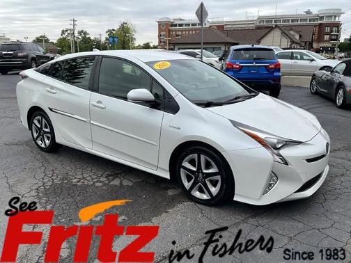 WHITE 2017 Toyota Prius Three Touring