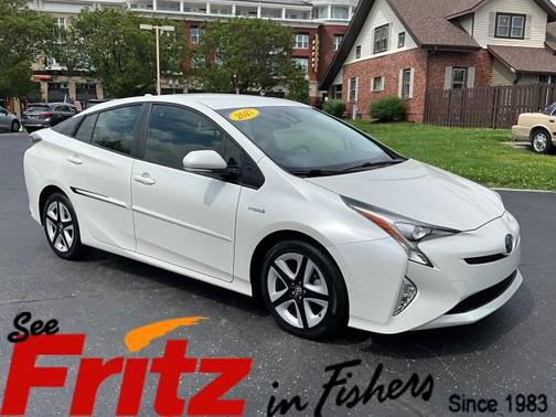 WHITE 2017 Toyota Prius Three Touring