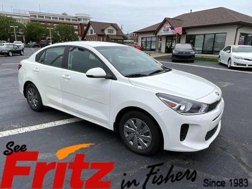 Clear White 2020 Kia Rio S
