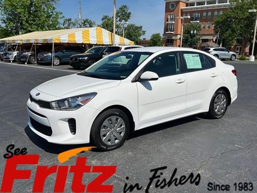 Clear White 2020 Kia Rio S